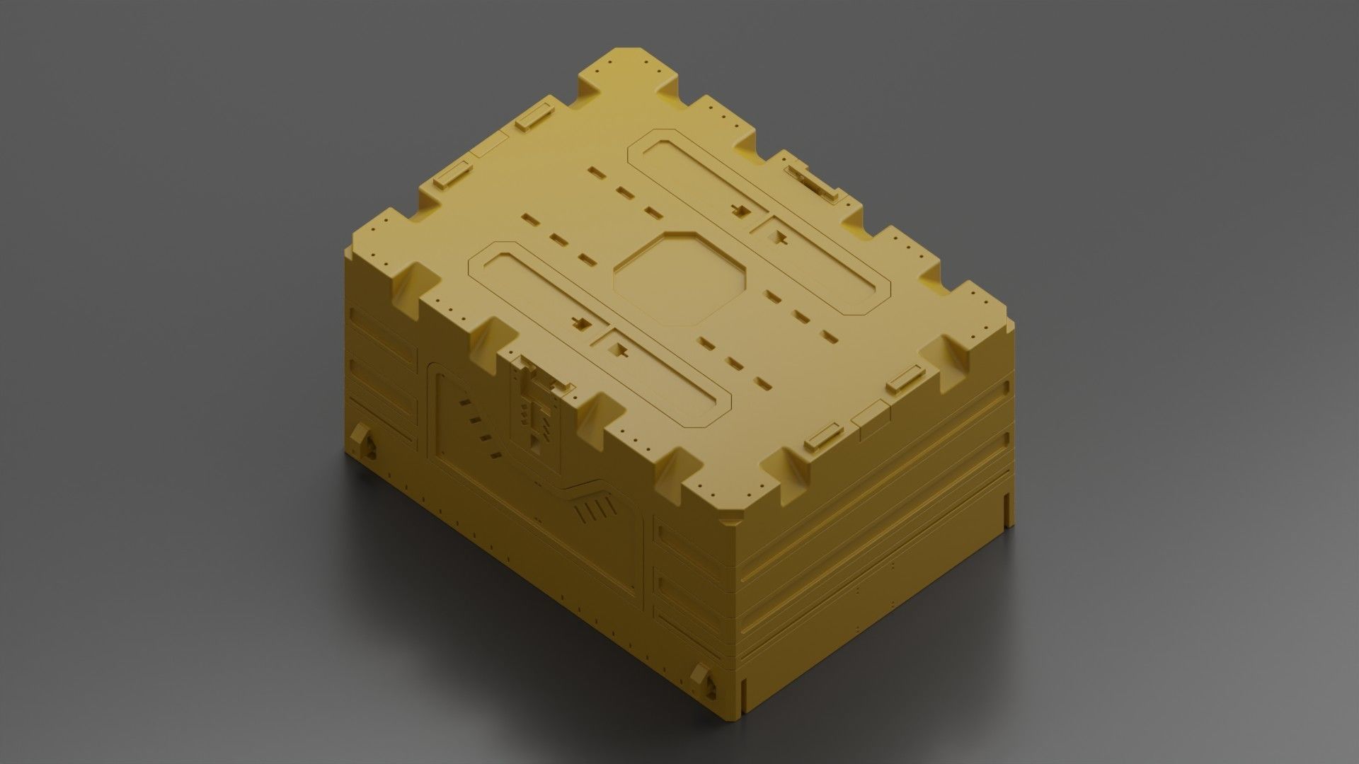 Scifi Crates Volume 3 3D model_2