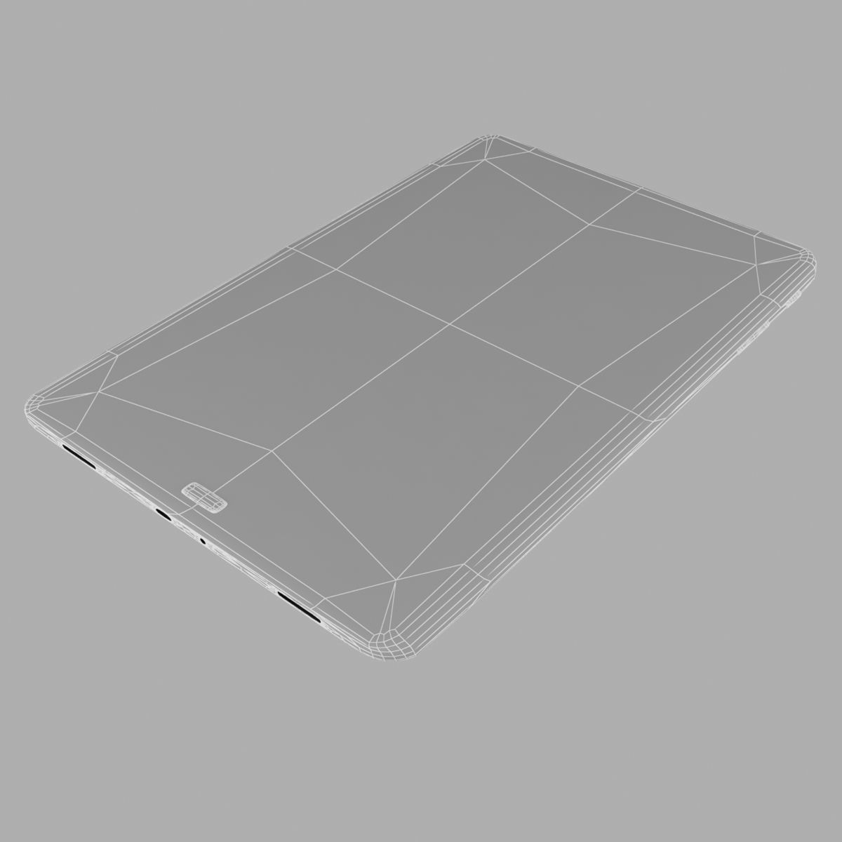 Samsung Galaxy Tab E 9 7 blue 3D model_9