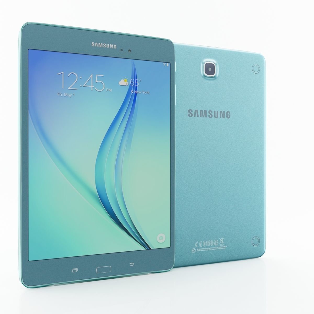 Samsung Galaxy Tab E 9 7 blue 3D model_1