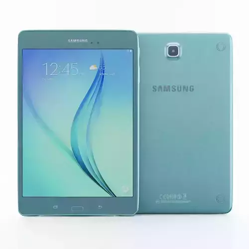 Samsung Galaxy Tab E 9  7 blue 3D model