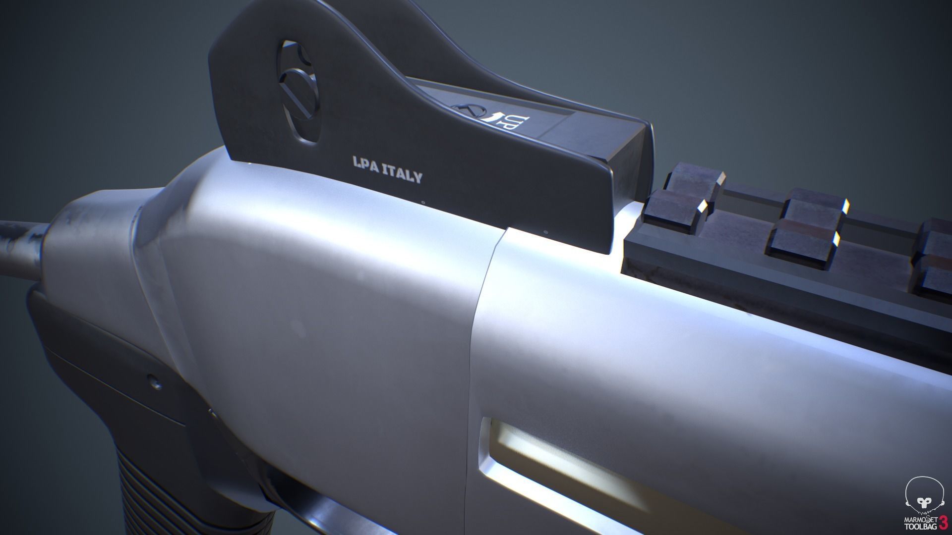 Benelli m4 Shotgun 3D model_4