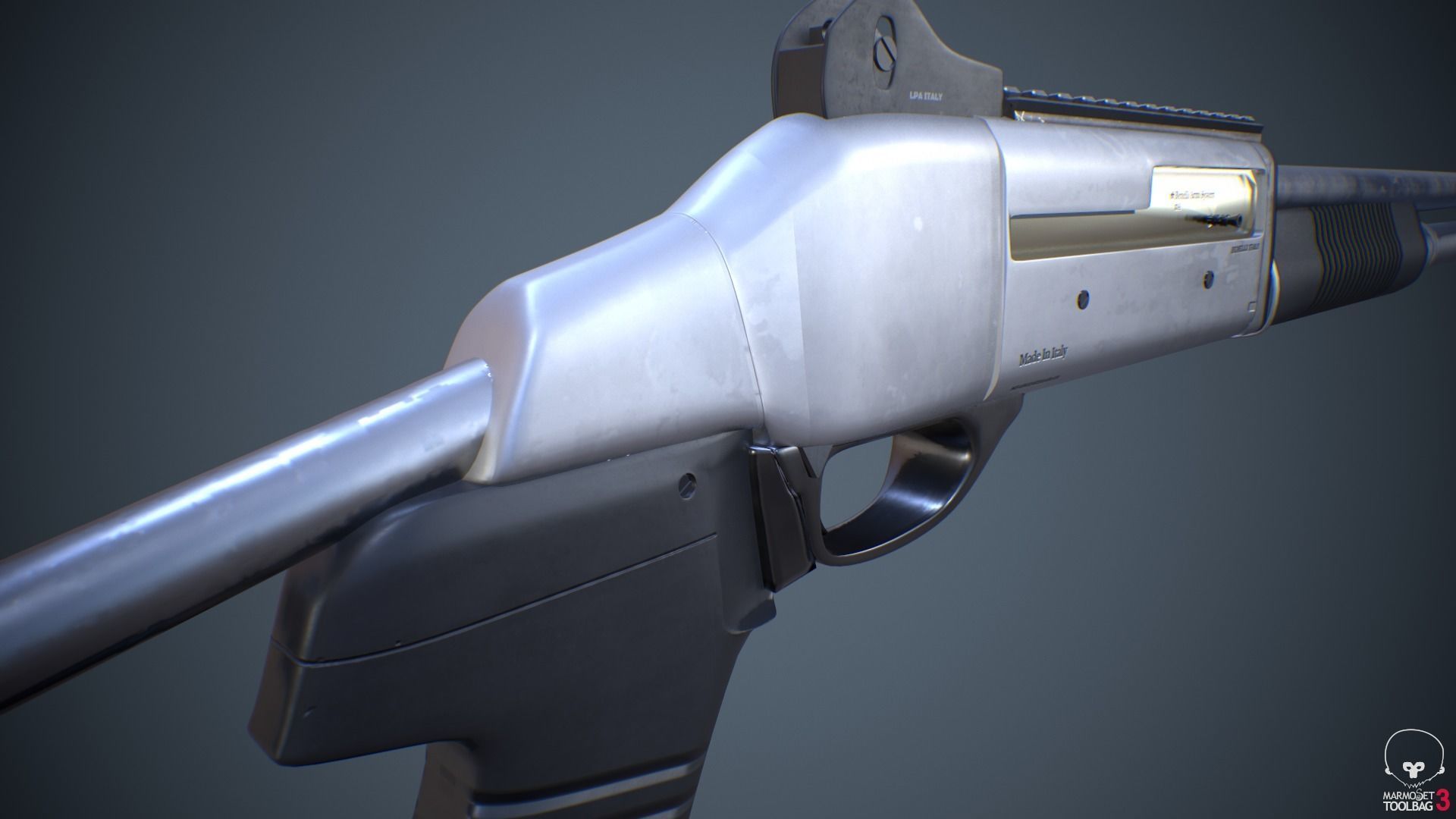 Benelli m4 Shotgun 3D model_13