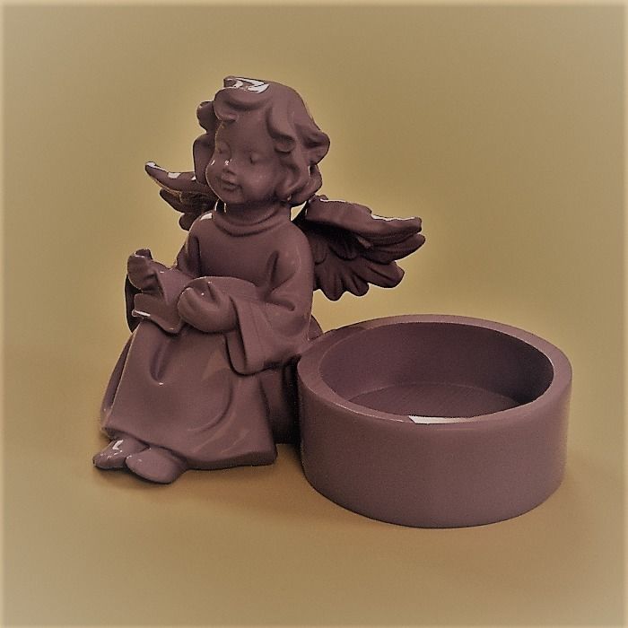 Ange bougeoir christmas 3D print model_5