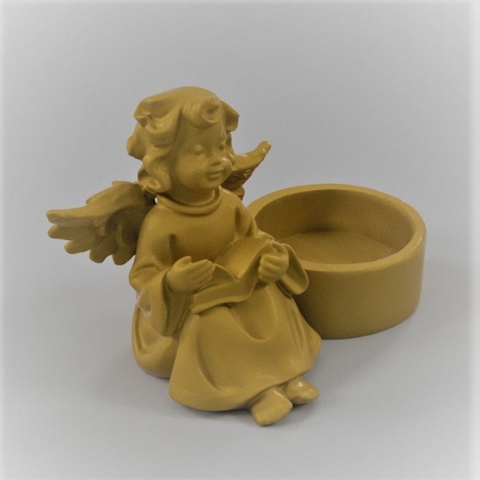 Ange bougeoir christmas 3D print model_3
