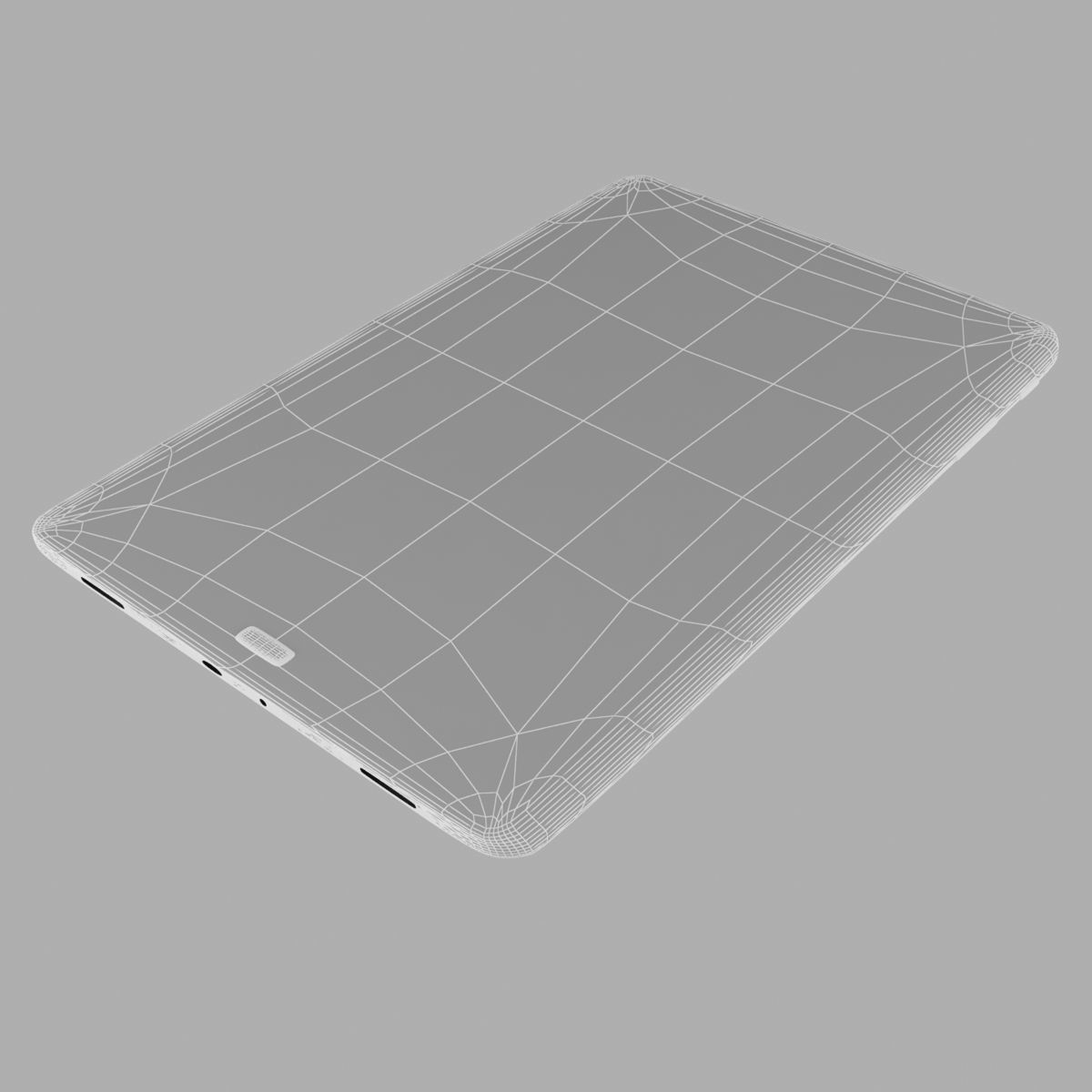 Samsung Galaxy Tab E 9 7 white 3D model_10