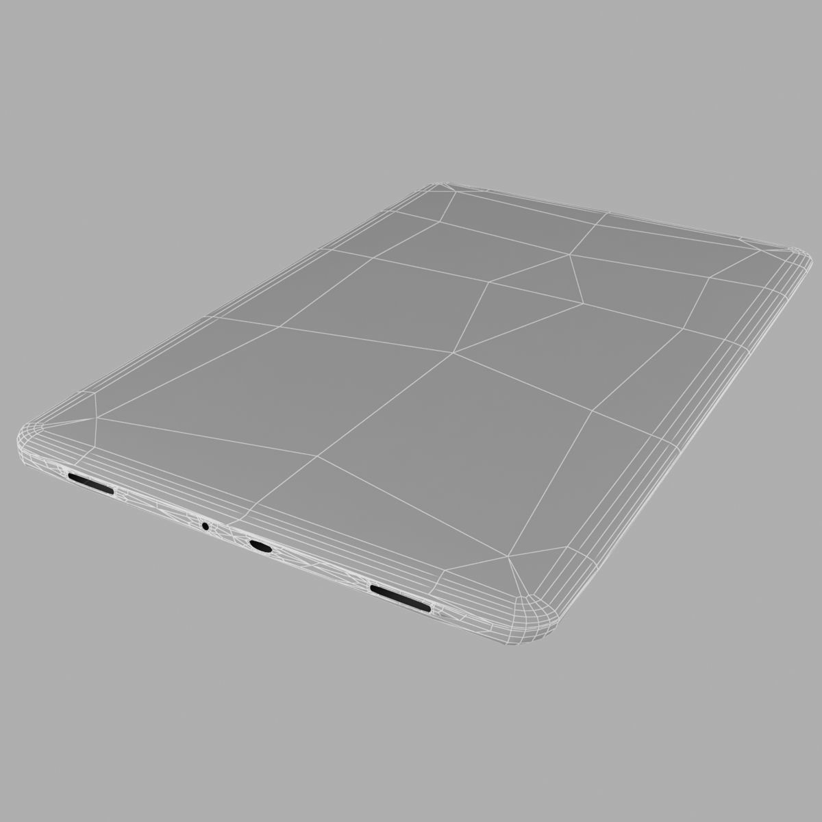 Samsung Galaxy Tab E 9 7 white 3D model_12