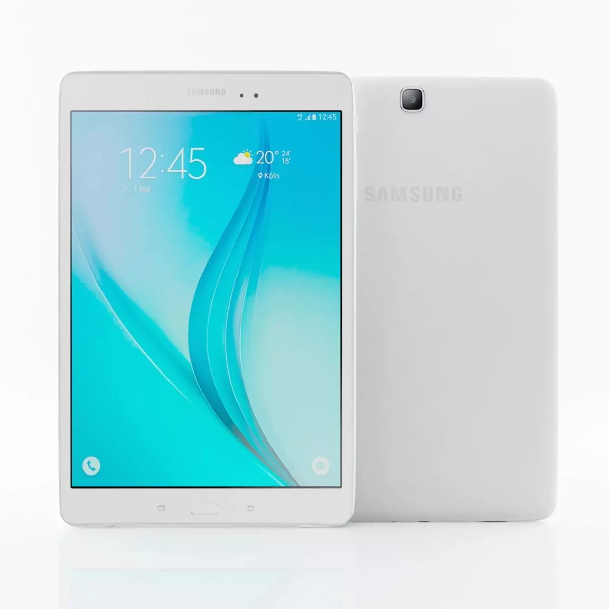 Samsung Galaxy Tab E 9 7 white 3D model_0