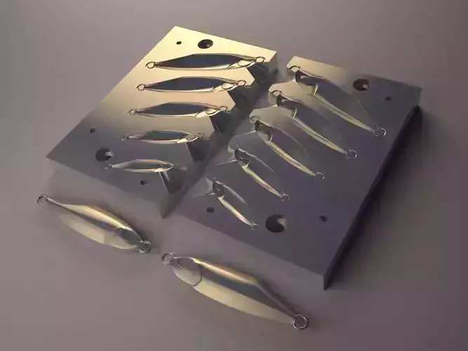 Metal jig Mold Model 01 3D print model