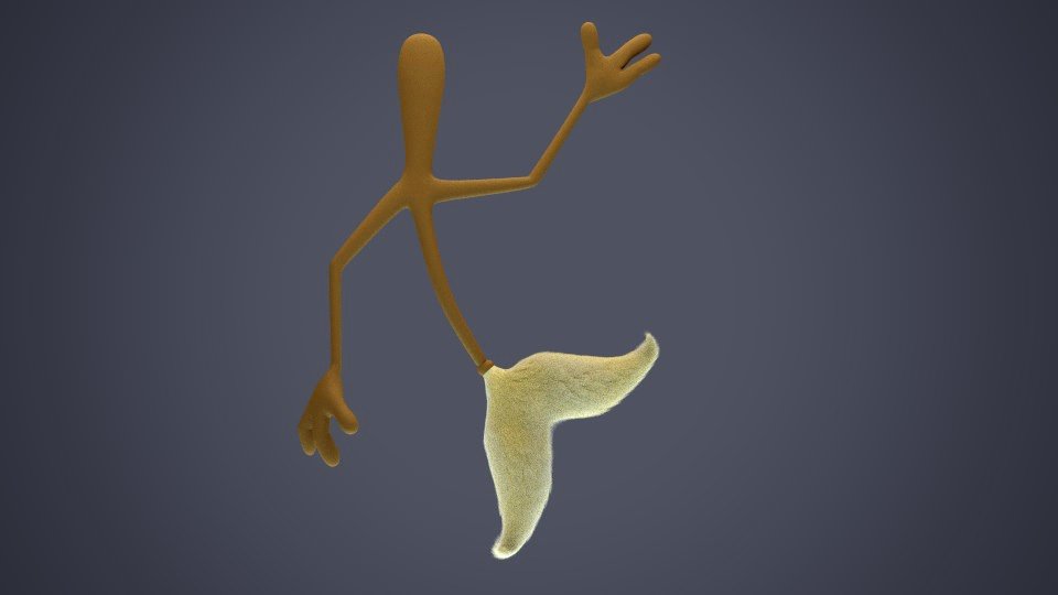 Walking Broom Free 3D model_1