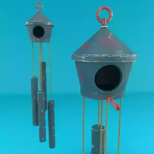 Wind Chime Bird House