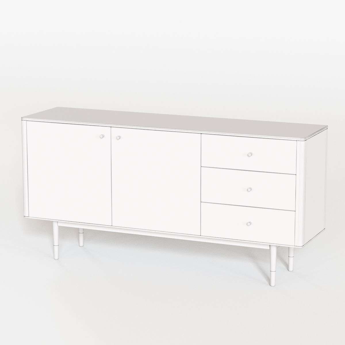 Lehome D119 Chest of Drawers 3D model_4