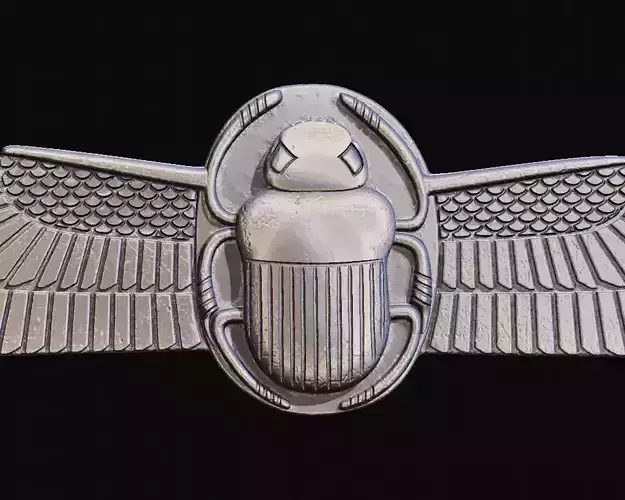 Egyptian Scarab Beetle for CNC Router and 3D print model