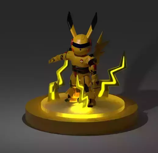 Pokedroid 3d printable concept art 3D print model