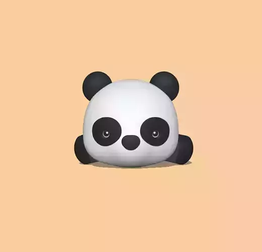 Cute Lying Panda 