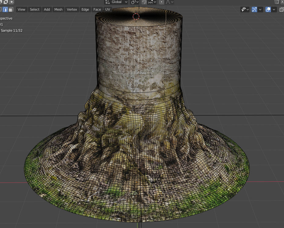 Tree Trunk 3D model_6