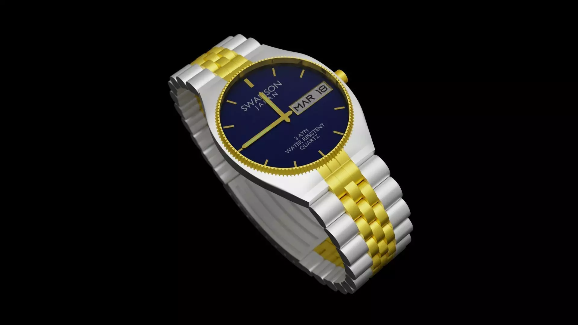 Watch SWANSON Japan 3D model_0