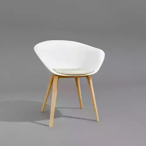 Designer curved chair