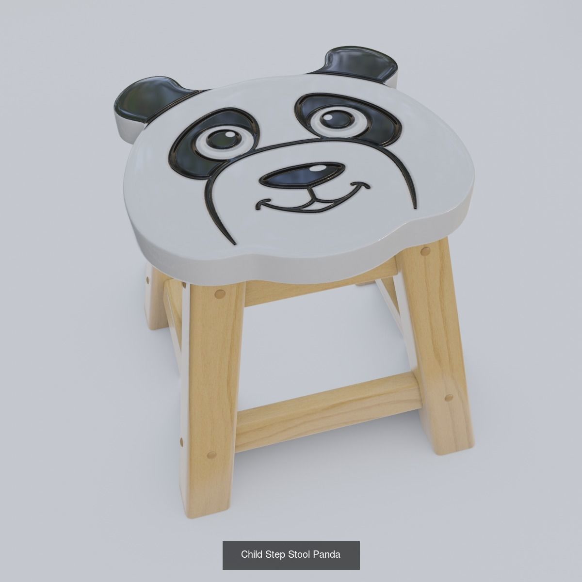 Childrens stool 3D Model Collection_4