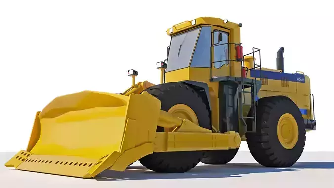 Wheel Dozer 3D model