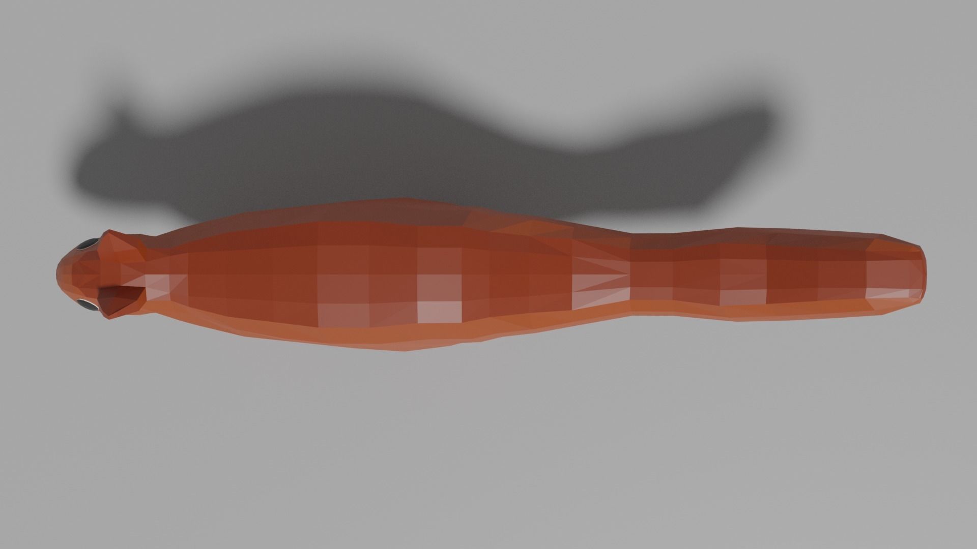 Cartoon Squirrel Low-poly 3D model_3