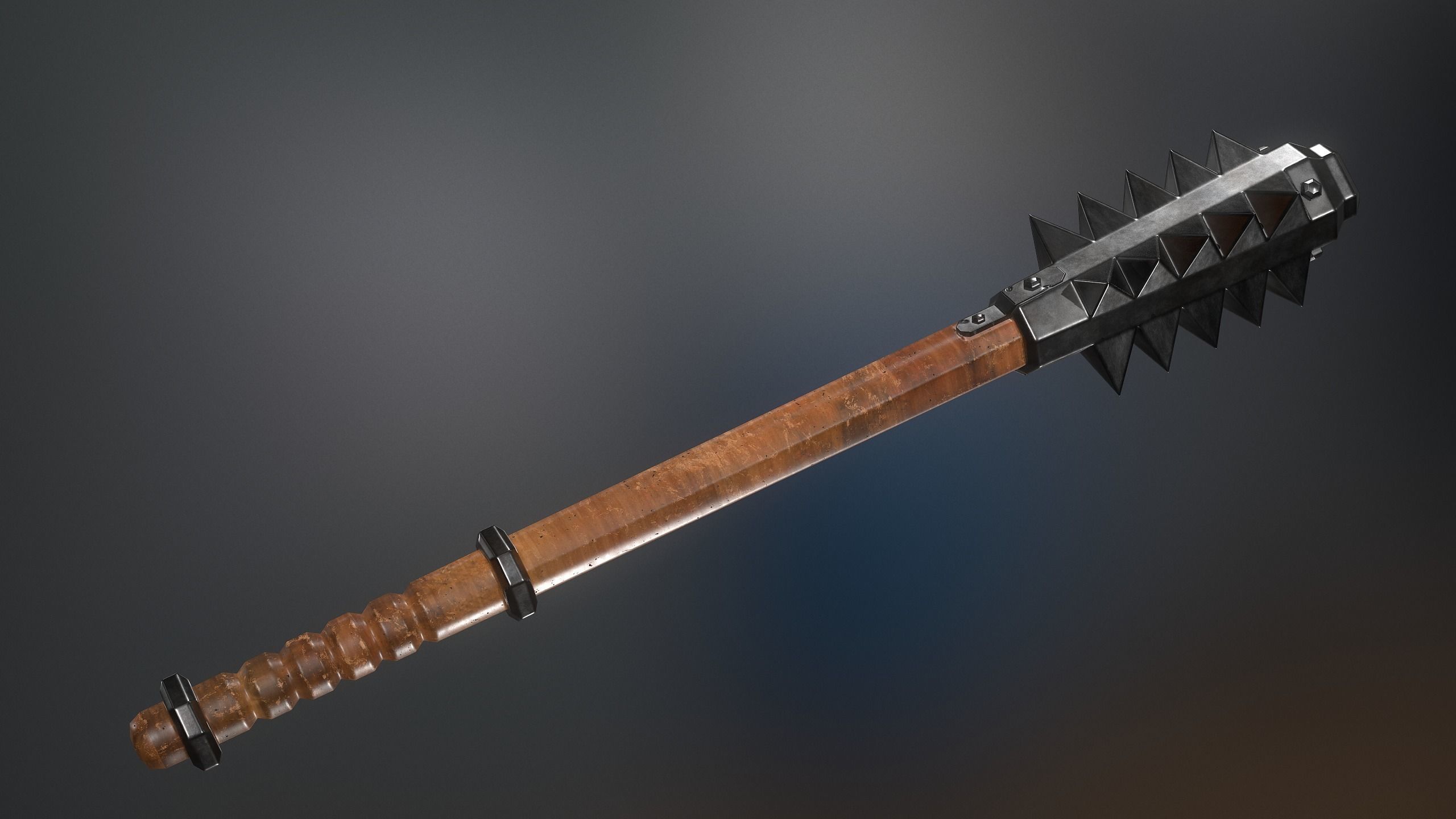 Medieval Weapons Mace Collection - 01 Low-poly 3D model_22