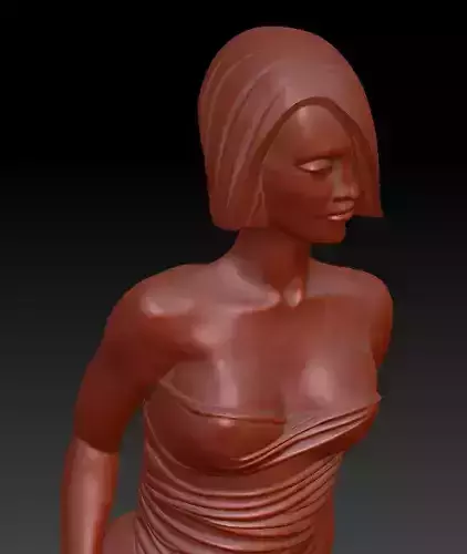 Model at Fashion show 3d Print model 3D print model