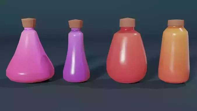 Stylized Bottle Pack