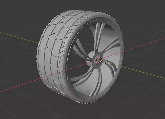 Vehicle wheels and tire