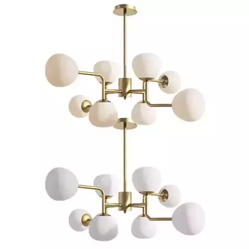 Chandelier 6 Pendant Lamp Erich Maytoni