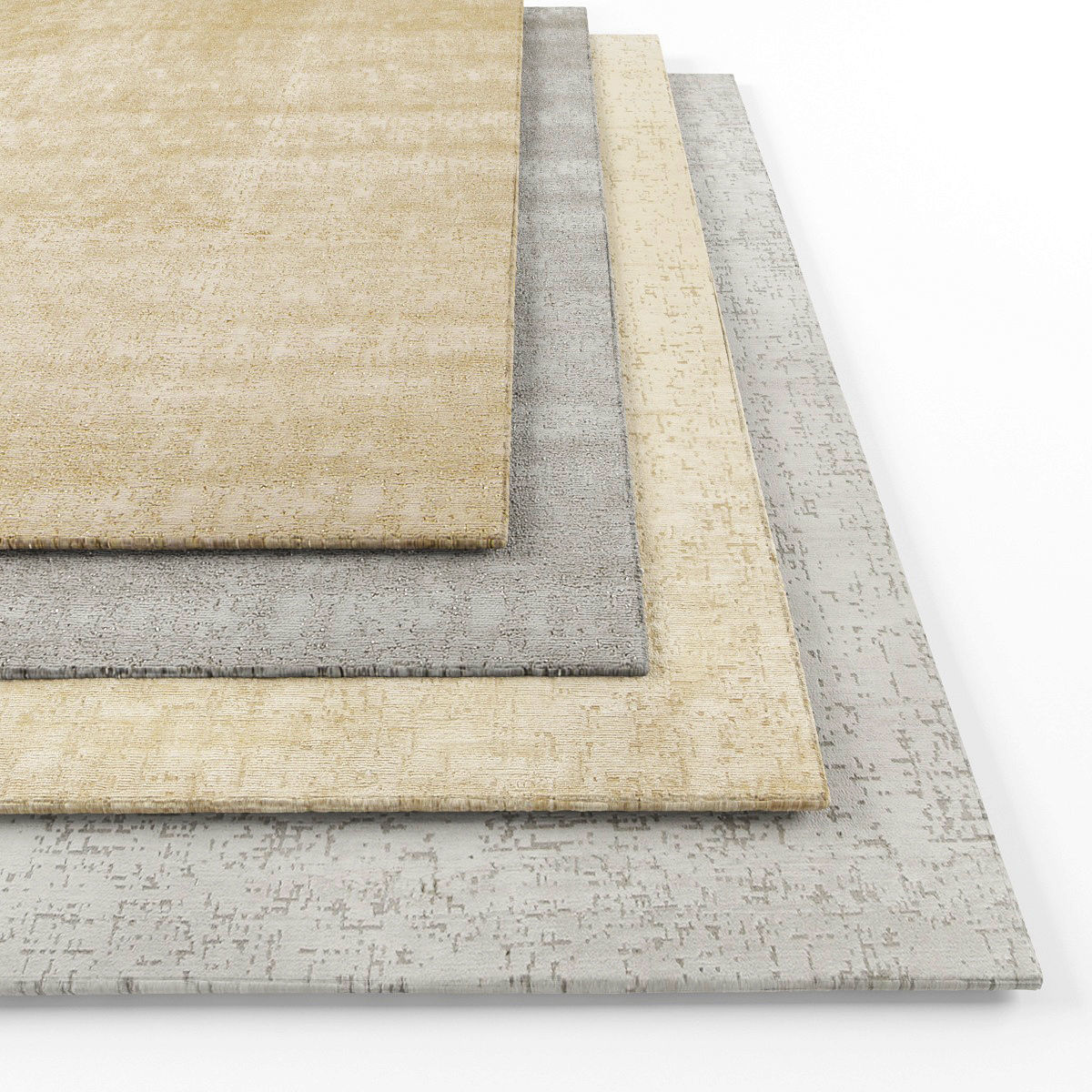 Rugs-873 three rugs Low-poly 3D model_1