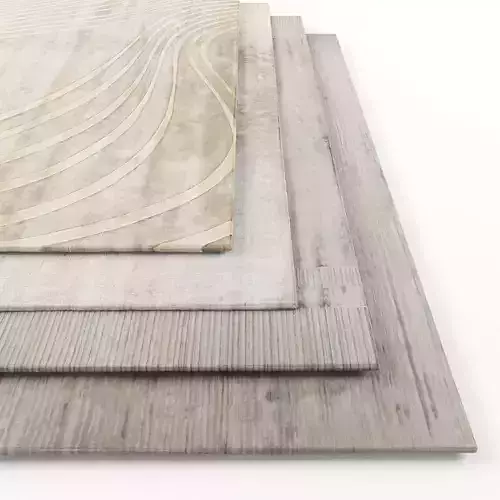 Rugs-875 wooden floor with wave pattern