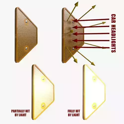 Road Delineator 3D model