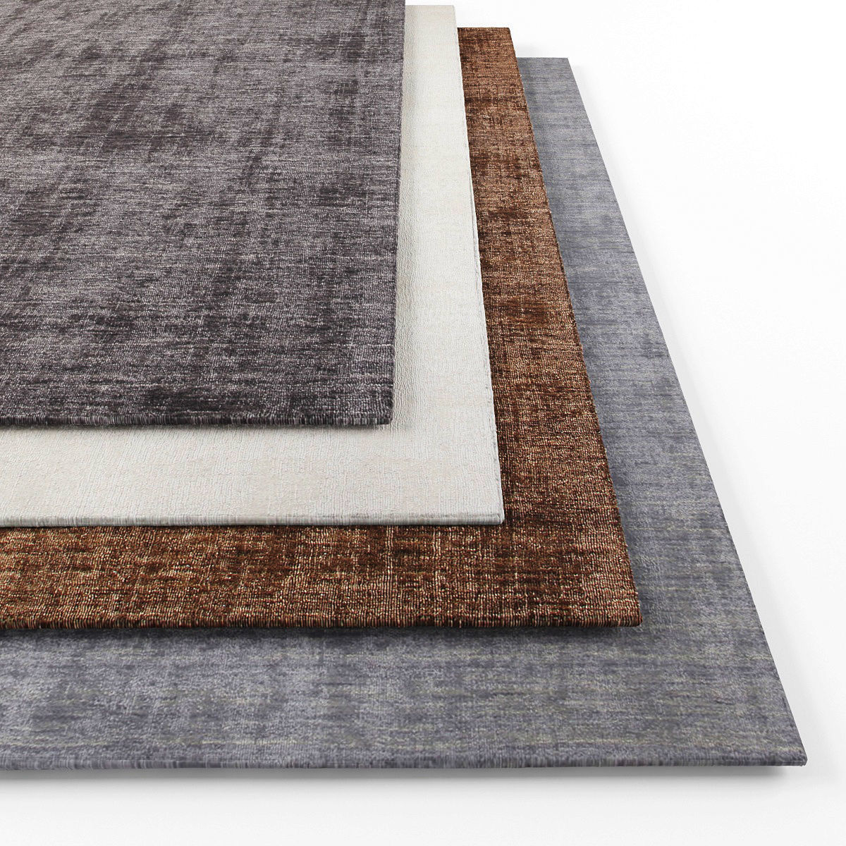 Rugs-882 three rugs Low-poly 3D model_1