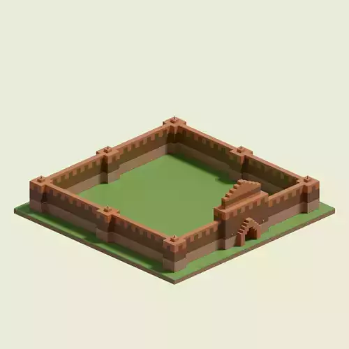 Savanna Walls 3D model