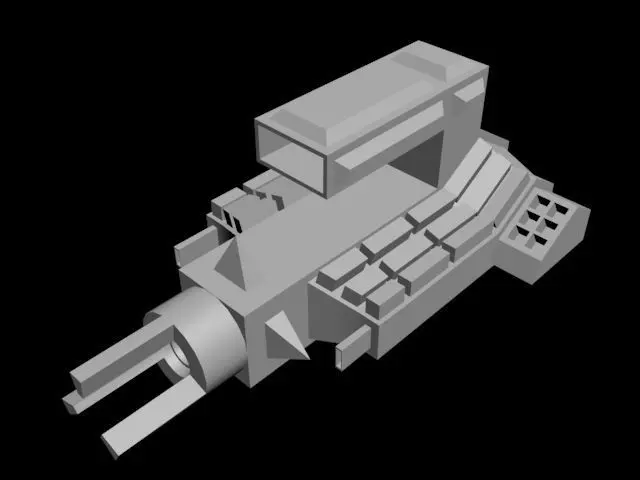 Deadly Weapon Attachment Low-poly 3D model