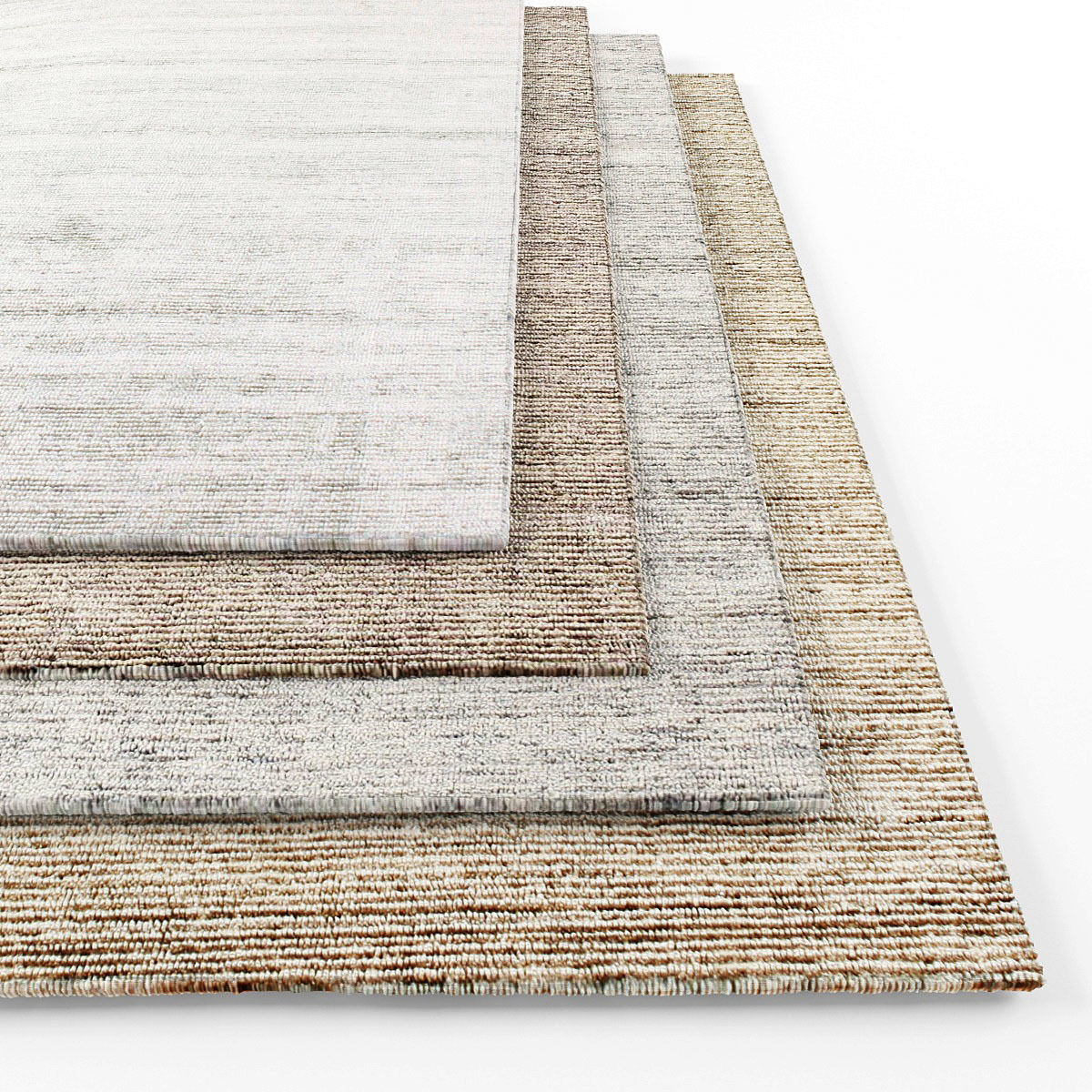 Rugs-884 three rugs Low-poly 3D model_1