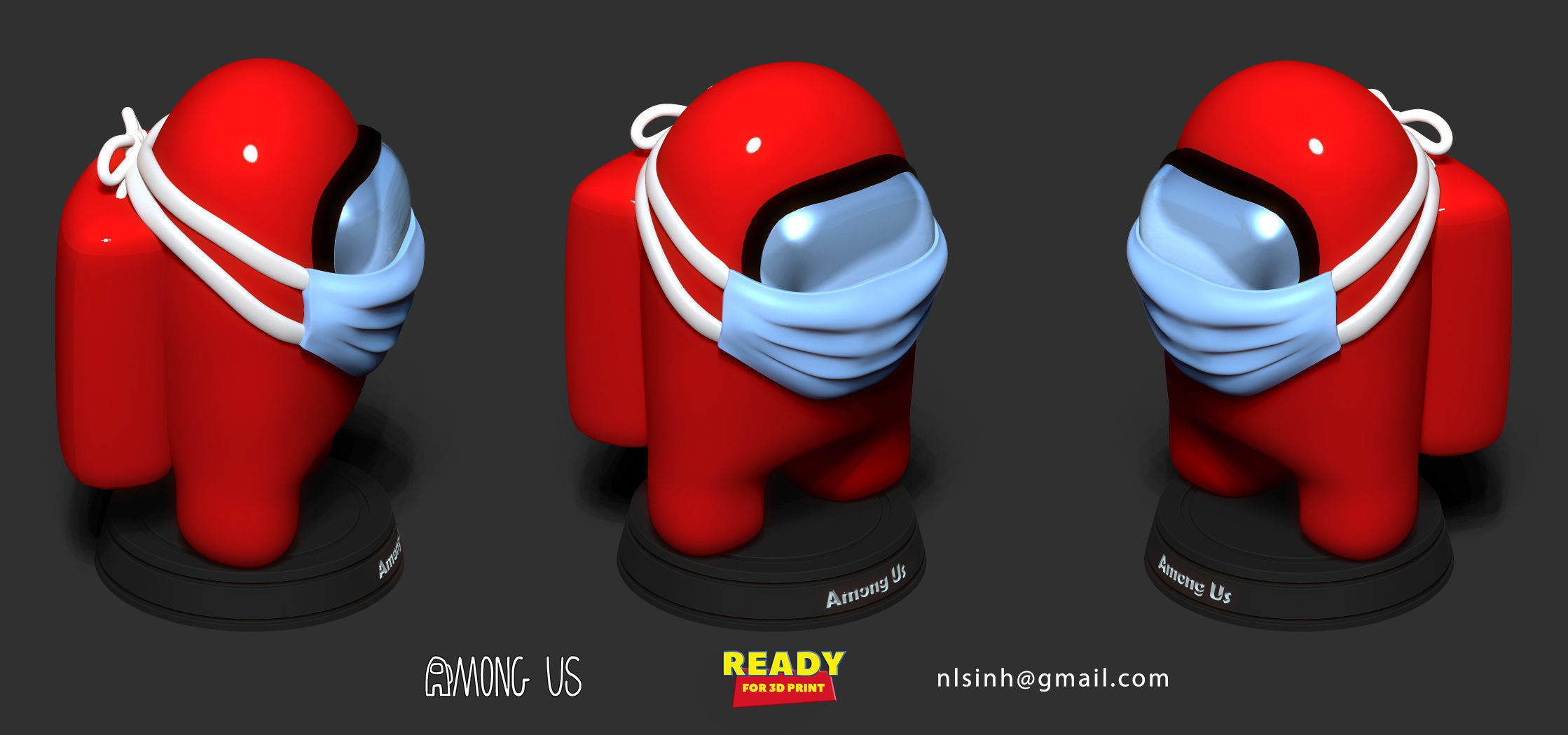 Among us 3D print model_1
