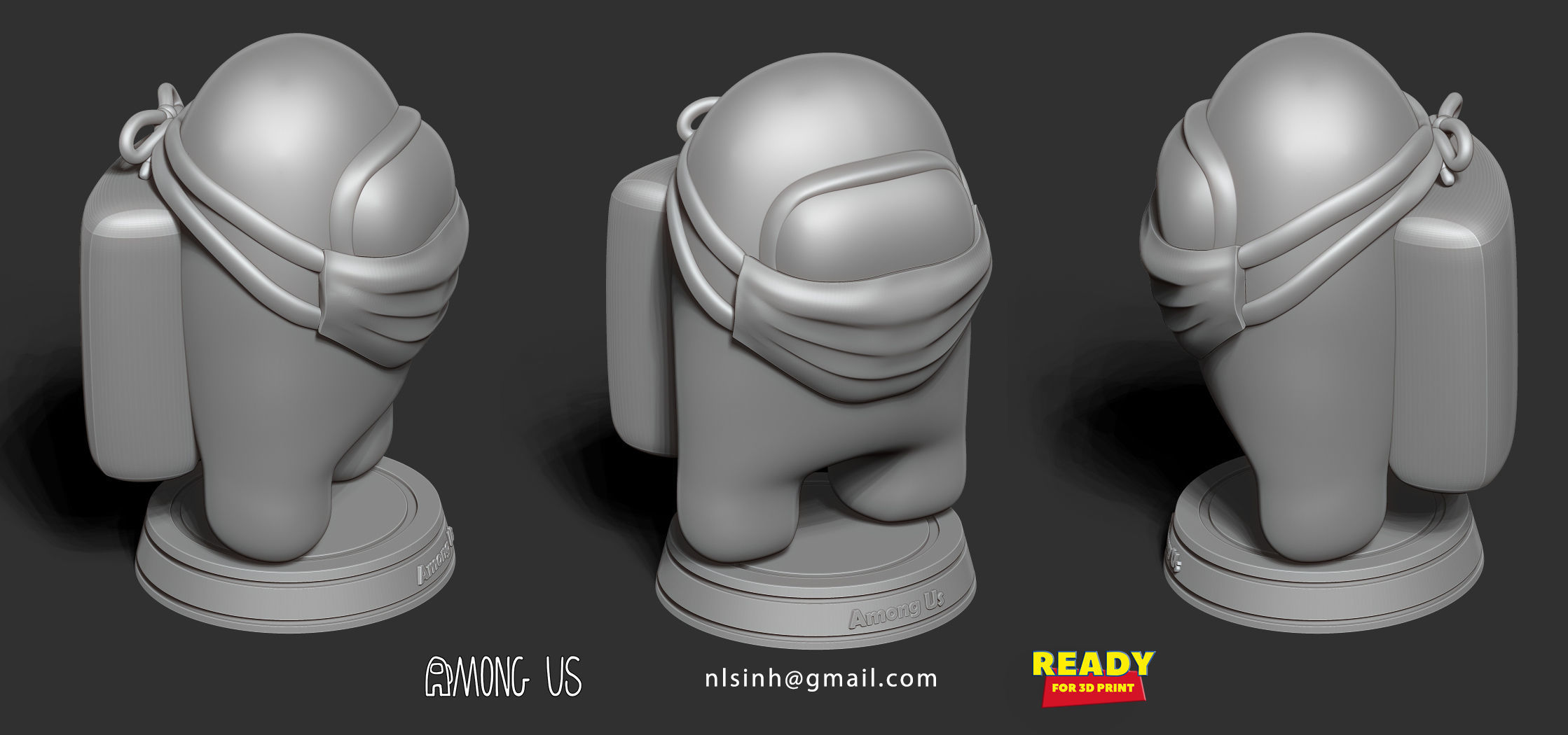 Among us 3D print model_3
