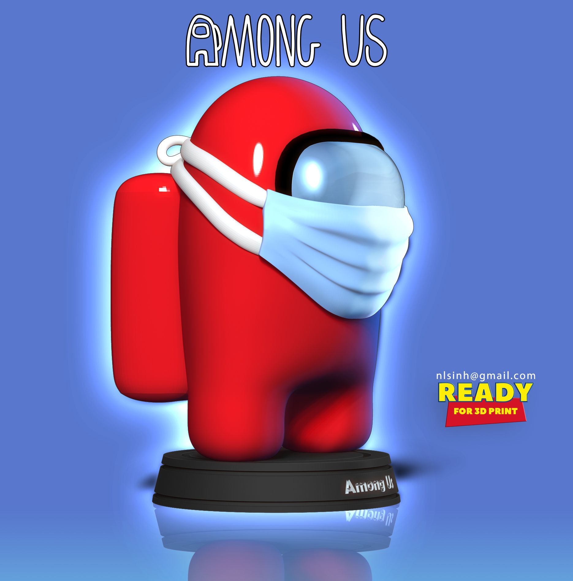 Among us 3D print model_17