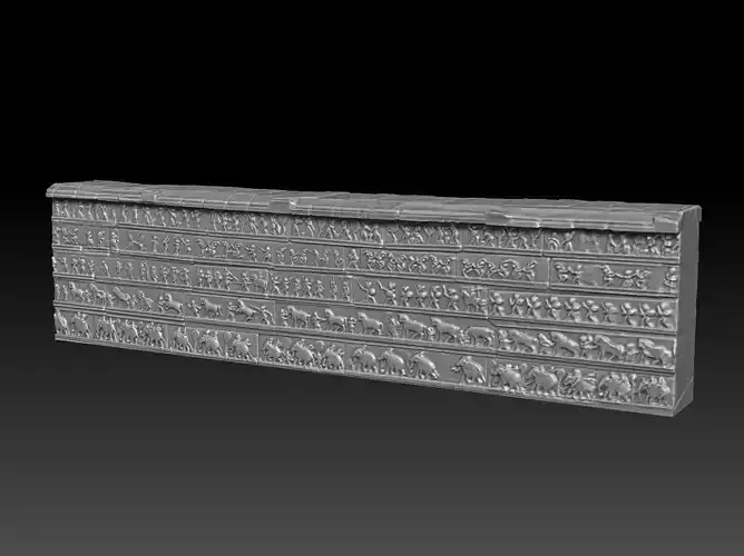 Hazara Rama Temple outer wall replica