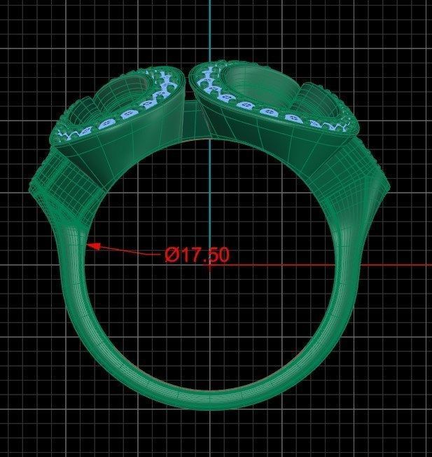 Ring iz50 3D print model_9