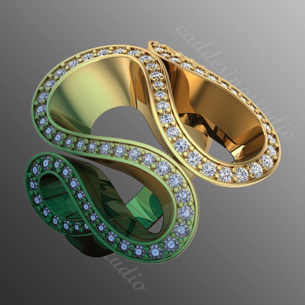 Ring iz50 3D print model_10