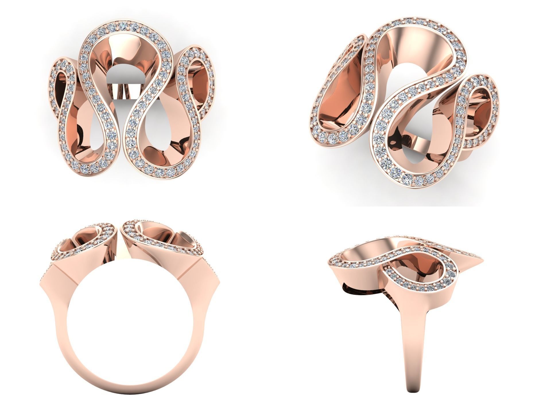 Ring iz50 3D print model_5