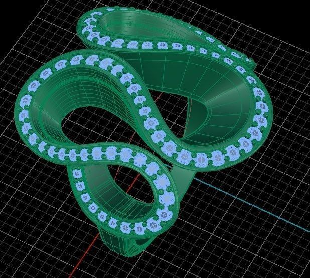 Ring iz50 3D print model_7