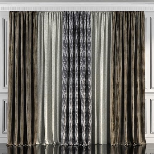 Curtain Set 81 3D model
