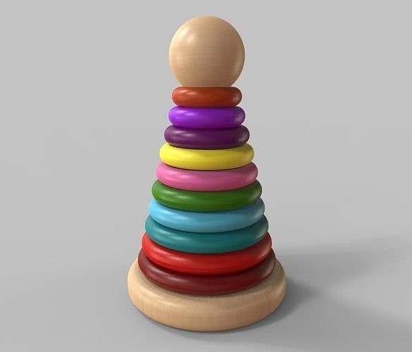 Stacking Rings 3D model