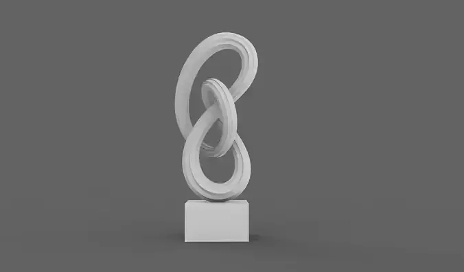 Infinity - Abstract Art Sculpture 3D print model