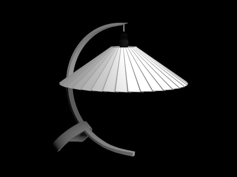 Modernist Lamp 3D model_3