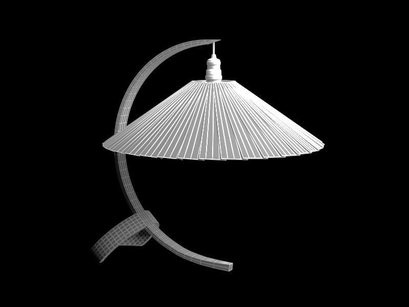 Modernist Lamp 3D model_4