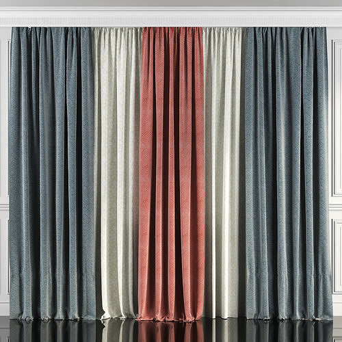 Curtain Set 89 3D model